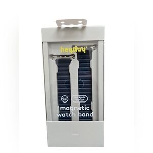 Heyday Magnetic Silicone Apple Watch Band Navy Blue 42–49mm NWT
